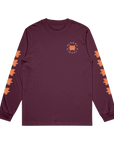 Misery Signals - Flower Power Long Sleeve - Maroon