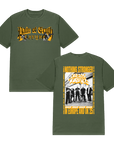 Pain of Truth EU/UK 2025 Tour Tee - Military Green