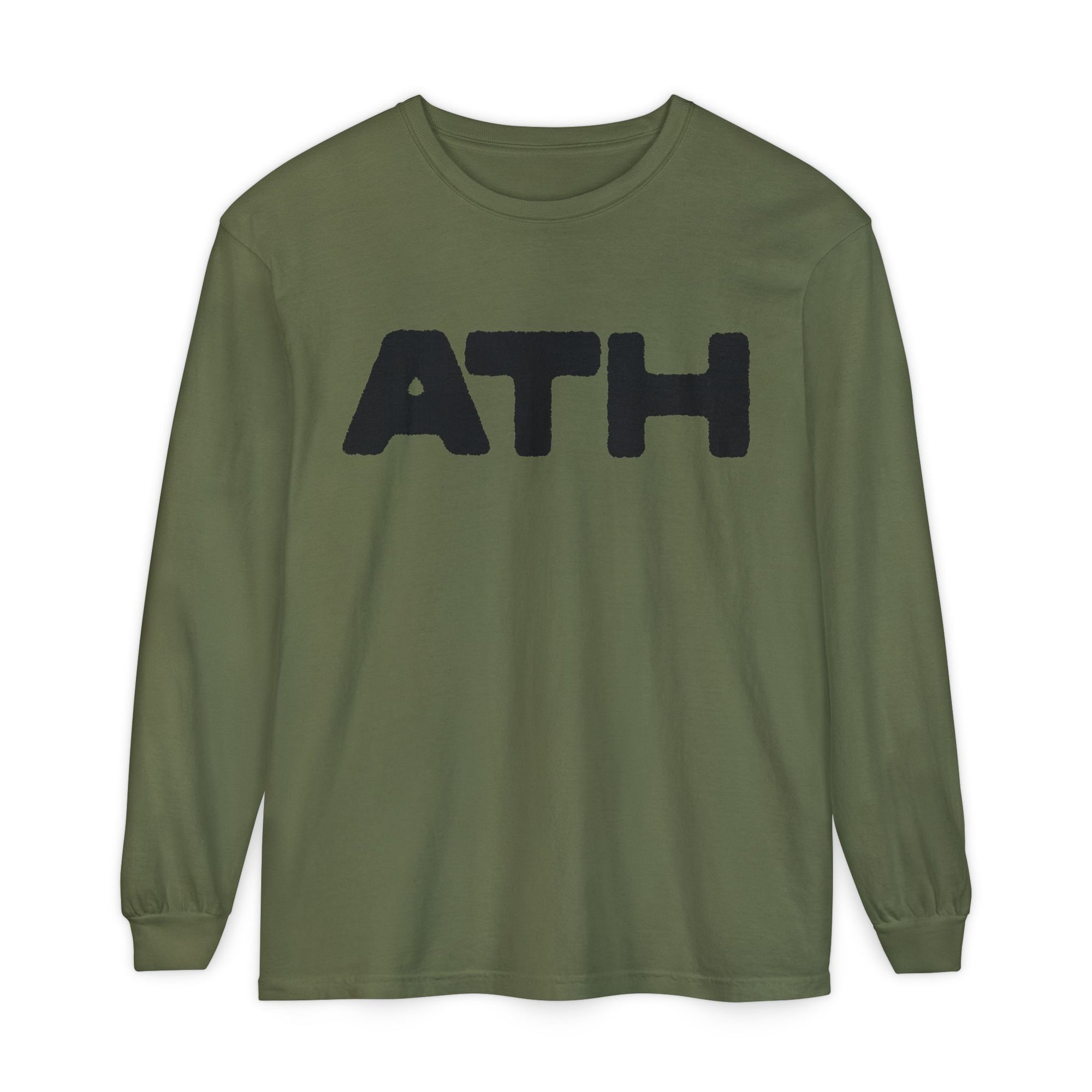 A Thousand Horses - Initial Burst Olive Long Sleeves
