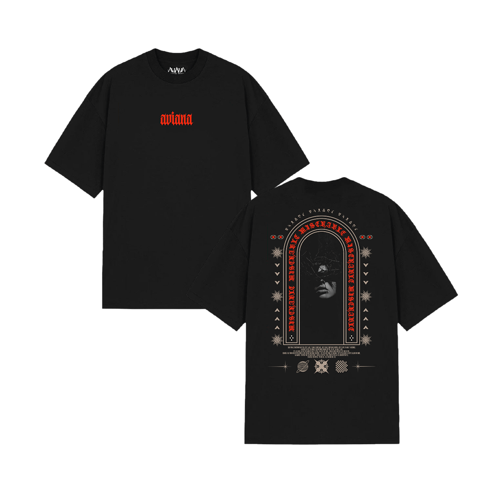 Aviana Delirium Miserable Tee - Black