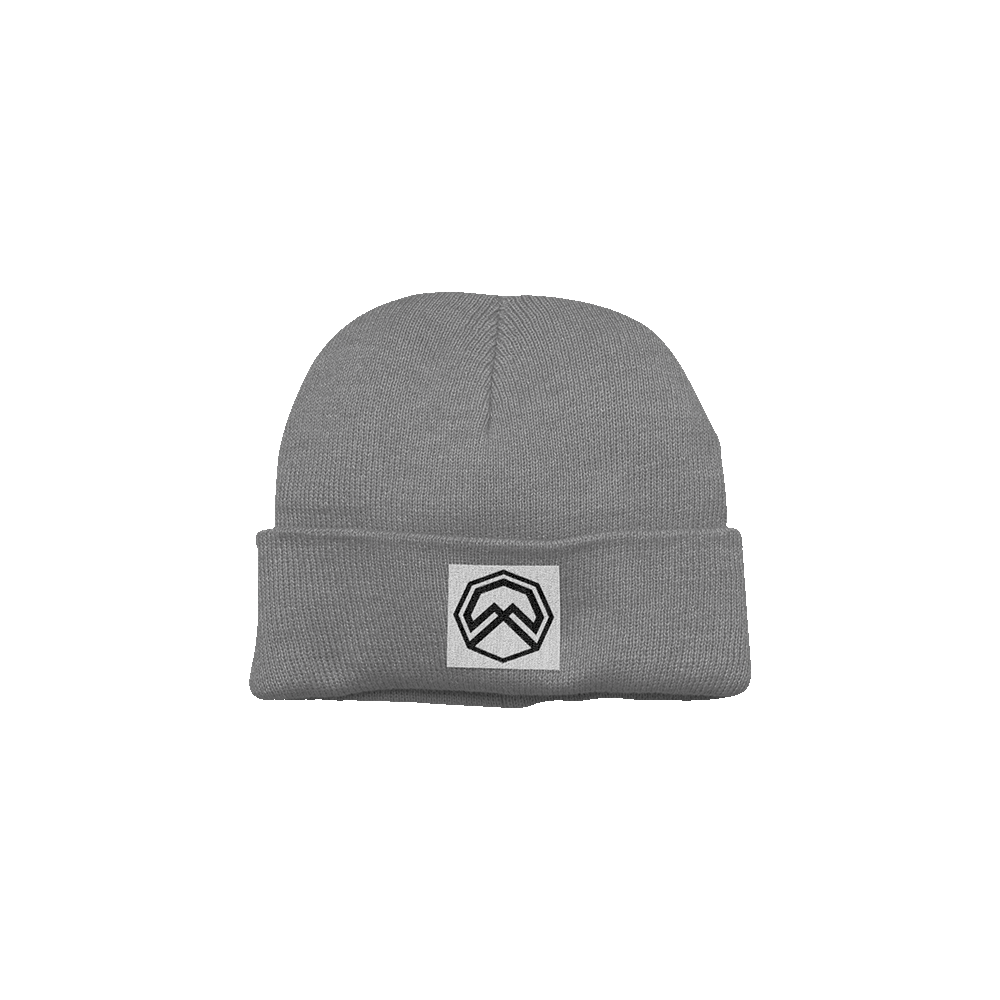 Emblem Beanie Grey