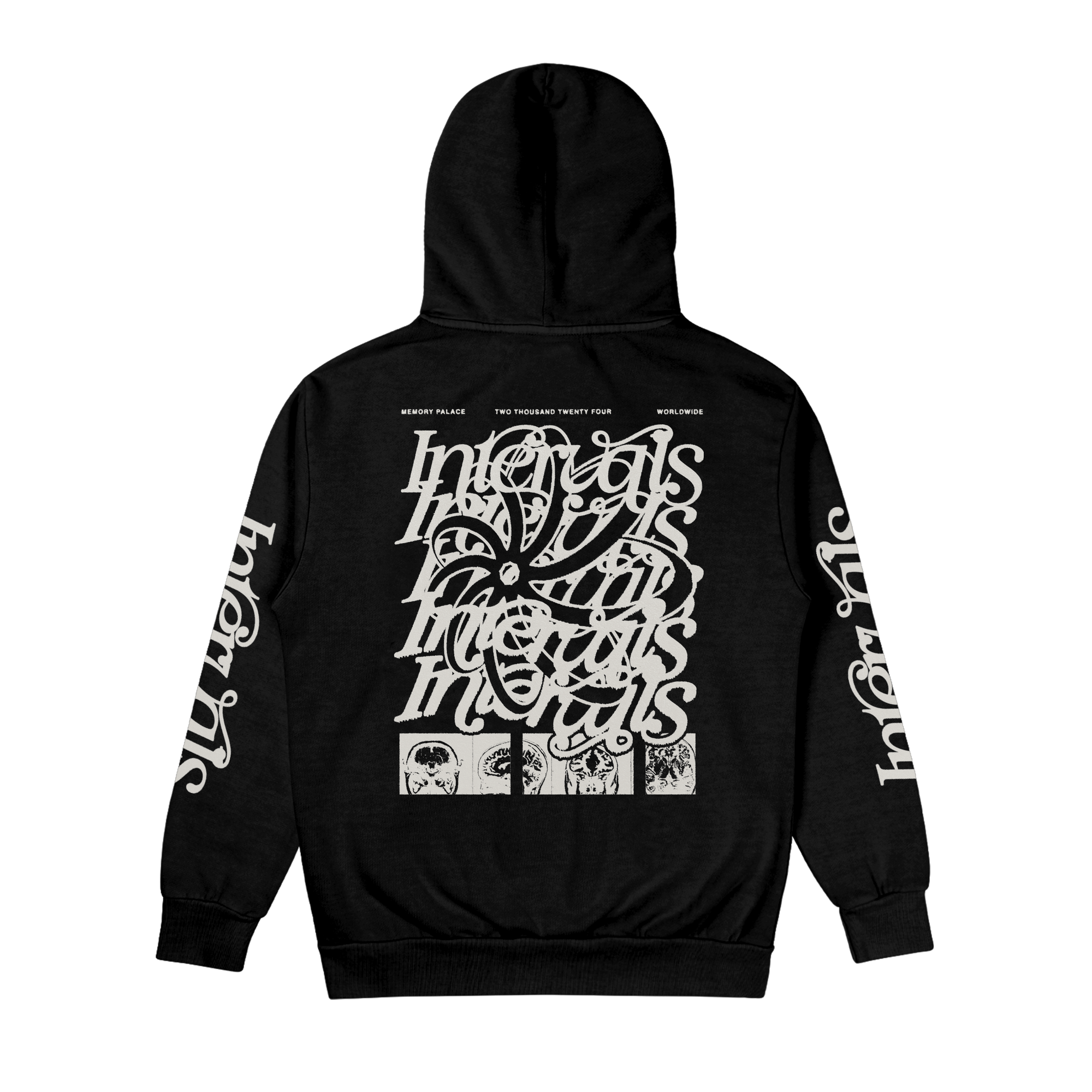 Intervals -  REPEAT Black Hoodie
