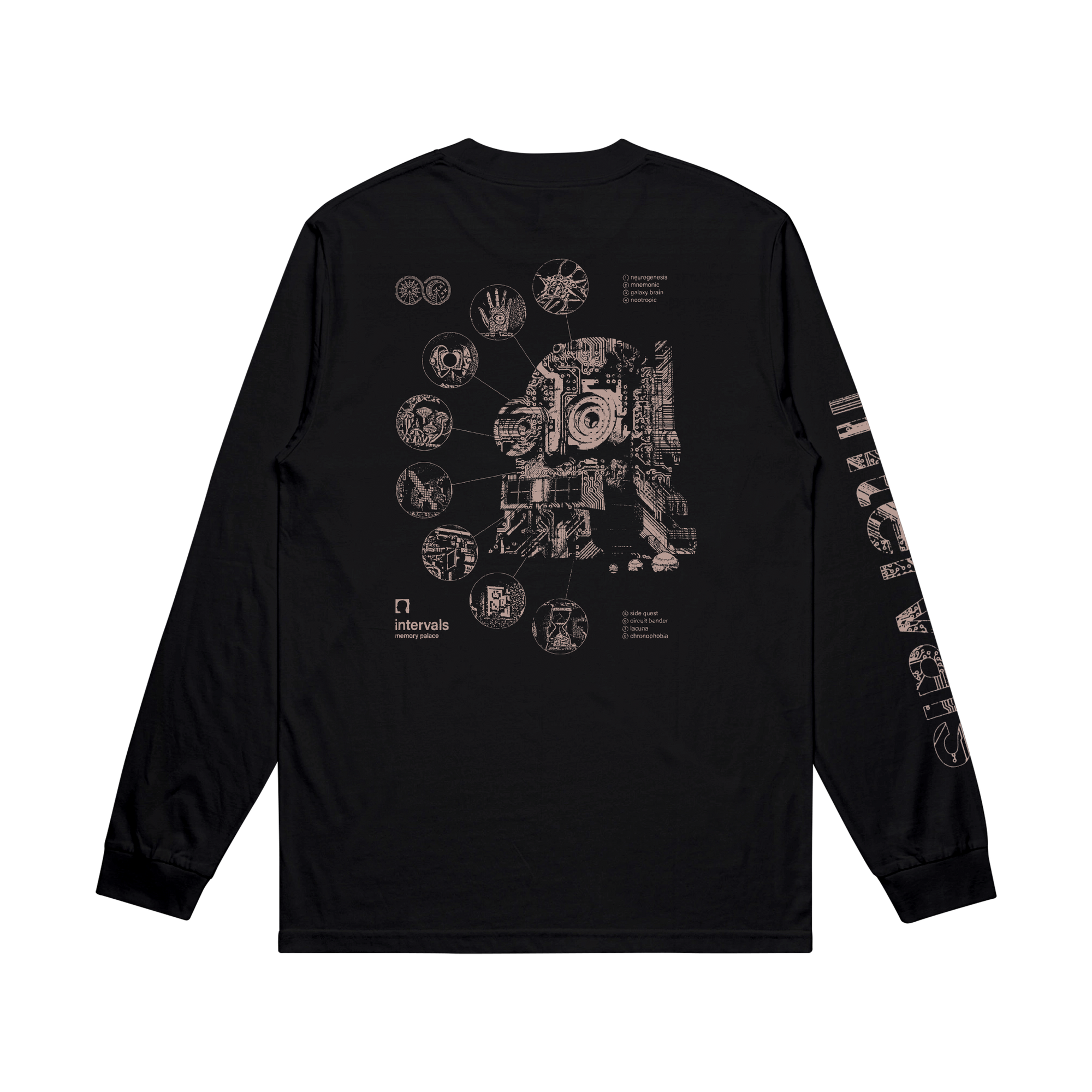Intervals - Tracklist Black Long Sleeve