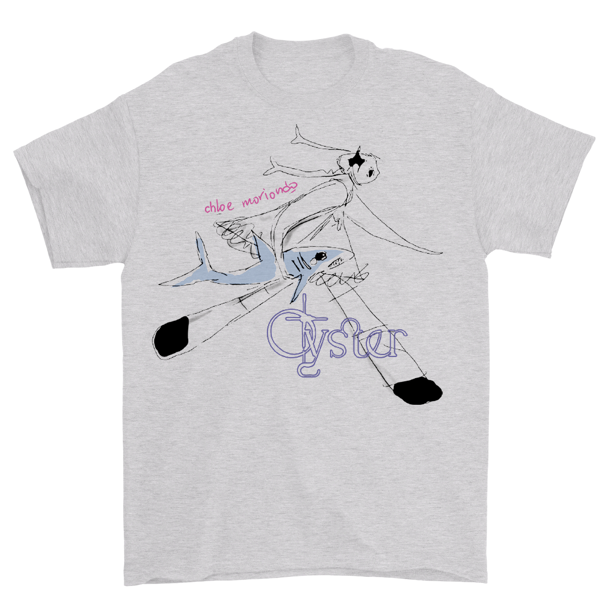 Chloe Moriondo - Oyster Girl Tee (Grey)