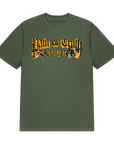 Pain of Truth EU/UK 2025 Tour Tee - Military Green